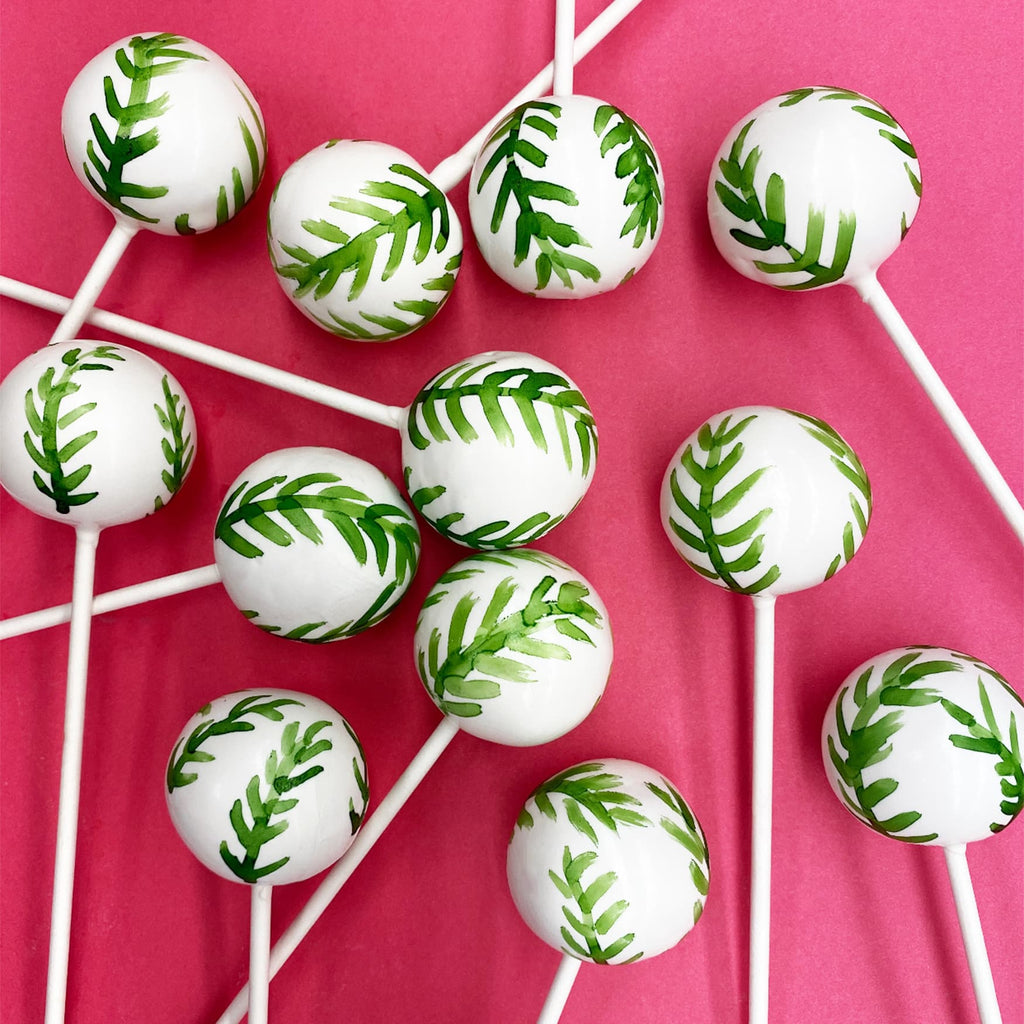Green Leafed Cake Pops