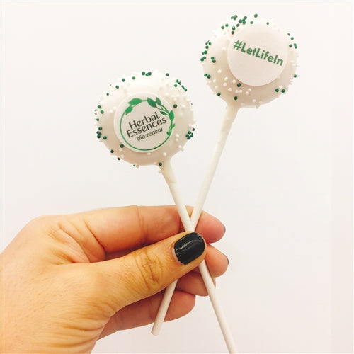 Dozen Custom Logo Cake Pops