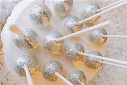 100 Silver/Gold Ombré Cake Pops