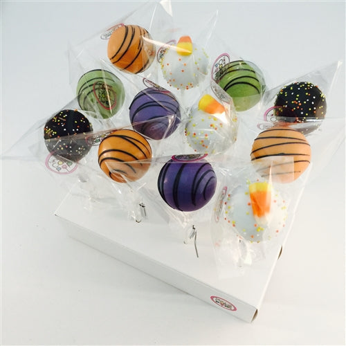 DOZEN HALLOWEEN COLOR THEMED CAKE POPS