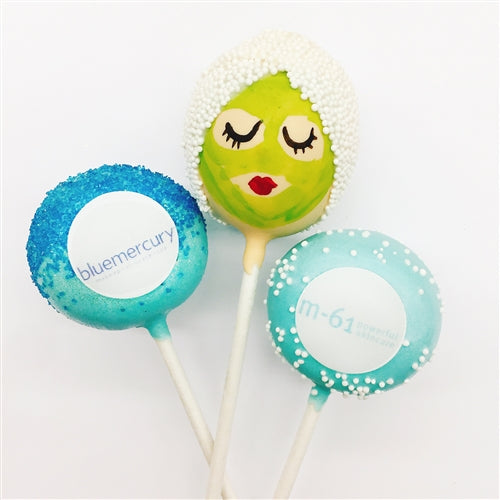 Dozen Custom Logo Cake Pops