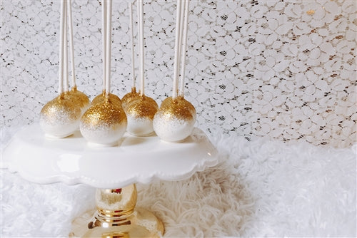 Gold Accented Cake Pops